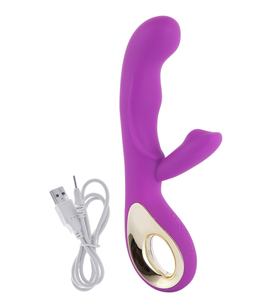 G-Punkt 10 Geschwindigkeit Mastur bator für Frauen. Doppel kaninchen medizinische Qualität Silikon Vibration USB-Ladetyp - Product Image 2