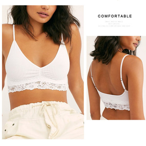 Women Cotton Thread Cop Top Sexy Pink Seamless Bralette Wireless <strong>Bralet</strong> Female Lace Bra for Ladies - Product Image 3
