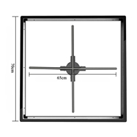 Ventilador Holográfico 3D de Alta Resolución con 384 LED, Cartel Digital para Publicidad en Interiores/Exteriores en Salas de Exposiciones y Tratamiento Médico