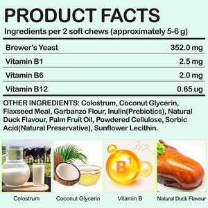 Oimmal Suplemento Natural de Vitaminas para Exteriores, Desparasitante Puro y Saludable, Masticables para la Prevención de <span class=keywords><strong>Pulgas</strong></span> y Garrapatas para Perros - Product Image 3