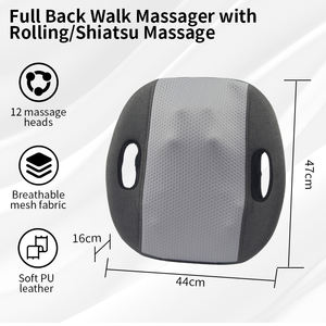 Multifuncional portátil electrónico Shiatsu amasado calefacción suministros cintura espalda masaje cojín para oficina hogar - Product Image 3