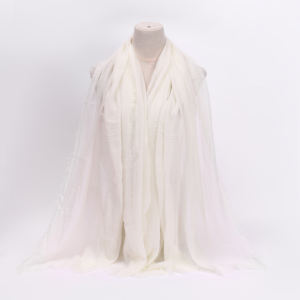 New Muslim Adhesive Wrinkled Heads carf Wrinkled Headwear Damen schal Mode Hundert Fold Shawl Wrap für Mädchen - Product Image 5