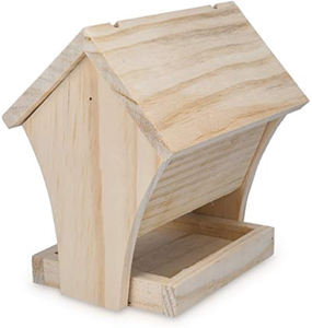 Ahşap DIY Birdhouse kiti-vahşi kuşlar ve serçeler için kendi açık bahçe kuş besleyici masa inşa - Product Image 2