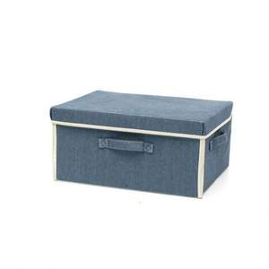 Foldable Kids Cloth Fabric Storage Chest <b>Bins</b> Cubes Organizer <b>Collapsible</b> Large Toy Storage Box & <b>Bins</b> with Lid - Product Image 2