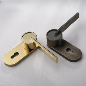 Maniglie <span class=keywords><strong>per</strong></span> <span class=keywords><strong>Porte</strong></span> di Stile OEM a Prezzo Competitivo, Maniglia Interna Nera Simmetrica <span class=keywords><strong>per</strong></span> Ufficio, Meccanismo a Leva, Accessori Hardware - Product Image 4