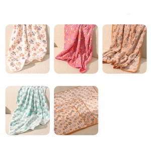 Couverture pour chien de qualité supérieure super douce et moelleuse Tapis pour animaux de compagnie Jeté en molleton de flanelle mignon pour chiot chien chat multicolore - Product Image 4