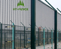 Panneaux de treillis soudés de haute sécurité pour usage résidentiel HT-FENCE Clear View Powder Coated 358 Anti Climb Fence