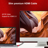 Câble HDMI haute vitesse 4K60Hz 18Gbps à connecteurs plaqués or, très vendu, pour moniteur de jeu, téléviseur, Xbox, PS5