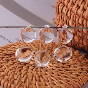 Cuentas Sueltas Acrílicas Transparentes con Orificio para Colgar, en Forma <span class=keywords><strong>de</strong></span> Huevo, para Hacer Pendientes, Colgantes, Bolsos y Accesorios <span class=keywords><strong>de</strong></span> Ropa - Product Image 1