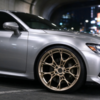 Jantes forgées sur mesure 17-22 pouces 5x112 5x114.3 5x120 multi-rayons bronze pour voitures particulières BMW Série 3/4/5 M3 M4 M5