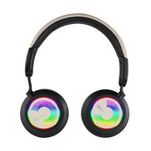 블루투스 헤드셋 용 Kisonli A7 액티브 Dermatoglyph 휴대용 <span class=keywords><strong>RGB</strong></span> LED 조명 온이어 및 오버이어 무선 - Product Image 3