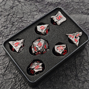 MINI PLANET Jeu de <span class=keywords><strong>d</strong></span>és Dragon en alliage de zinc, polyédrique, écologique, durable, 7 pièces pour jeux de rôle sur table (TRPG/<span class=keywords><strong>D</strong></span>&<span class=keywords><strong>D</strong></span>) - Product Image 5