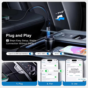 Venta caliente Smart AI Android Auto Box <span class=keywords><strong>Module</strong></span> Carplay Android Auto 1 año de garantía adaptador Carplay para YouTube Netflix - Product Image 4