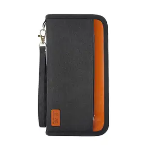 Good Quality Supplier Wallet Wholesale Mens Wallet Passport Zipper Wallet