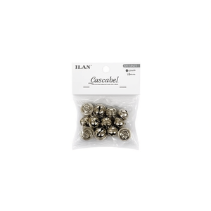 Campanelle Ilan Cascabel 18mm Placcate Argento 16pz Accessori per Abbigliamento - Product Image 2