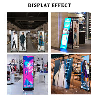 Precios razonables Bolas redondas Impermeable Soporte de Piso Interactivo Pantalla LED Monitor a todo color Póster Pantalla LED