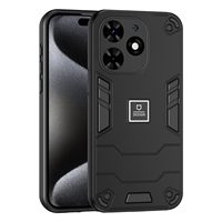Étui de protection hybride TPU+PC antidérapant 2 en 1 anti-chute pour téléphone portable Itel A06/P55/P55+/A18/A70/A18S/A05S/P40/S23/A37