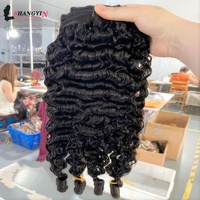 Lots de Cheveux Humains Vierges Bruts de Grade 12A, Ondulés, Double Trame, Cuticules Alignées, Non Traités, Couleur Naturelle, Extensions de Cheveux en Gros