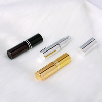 SUMEEAR 5ml Mini Atomiseur de Parfum Rechargeable en Verre UV Transparent Plat, Flacons Testeurs Vides, Bouteilles en Verre Revêtu pour Diffuseur à Bâtonnets