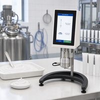 Viskometer Pelat Kerucut Laboratorium QC DV-IICPHB Pengukur Viskositas Pelat Kerucut Terkontrol Suhu Alat Uji Viskositas Laboratorium