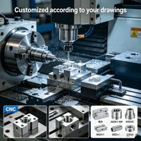 Composants CNC de précision d'origine usine, modélisation par dessin, raccords mécaniques sur mesure de haute précision