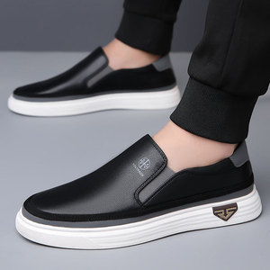 Mocassins décontractés en cuir pour hommes, à enfiler, talon bas, confortables pour la conduite, grandes tailles 48 49, origine Wenzhou - Product Image 3