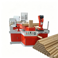 Machine de fabrication de tubes en papier haute vitesse, contrôle PLC multicouche pour ligne de production de mandrins en papier