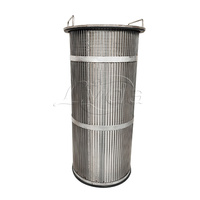 Kartrid Filter Kawat Baja Tahan Karat 304 316L, Tabung Filter Saringan untuk Filter Pembersih Otomatis & Pemurni Oli