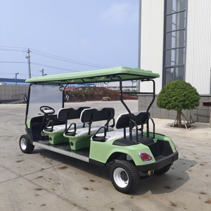 Voiturette de golf électrique 6 places avec châssis en acier haute résistance certifiée CE et GCC - Product Image 6