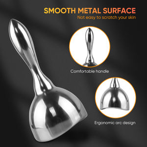 ボディマデロセラピーメタルウッドツール304ステンレス鋼スカルプマッサージャーファシアスクレーパーセット - Product Image 3