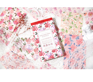 100 Vật liệu cái/gói giấy núi mặt trăng không rõ loạt sao thực vật hoa Tạp Chí nguồn trang trí sách - Product Image 6