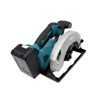Scie circulaire sans fil rechargeable à batterie lithium-ion de 7 pouces - Machine de découpe du bois portable haute puissance 21V 3.0/4.0Ah