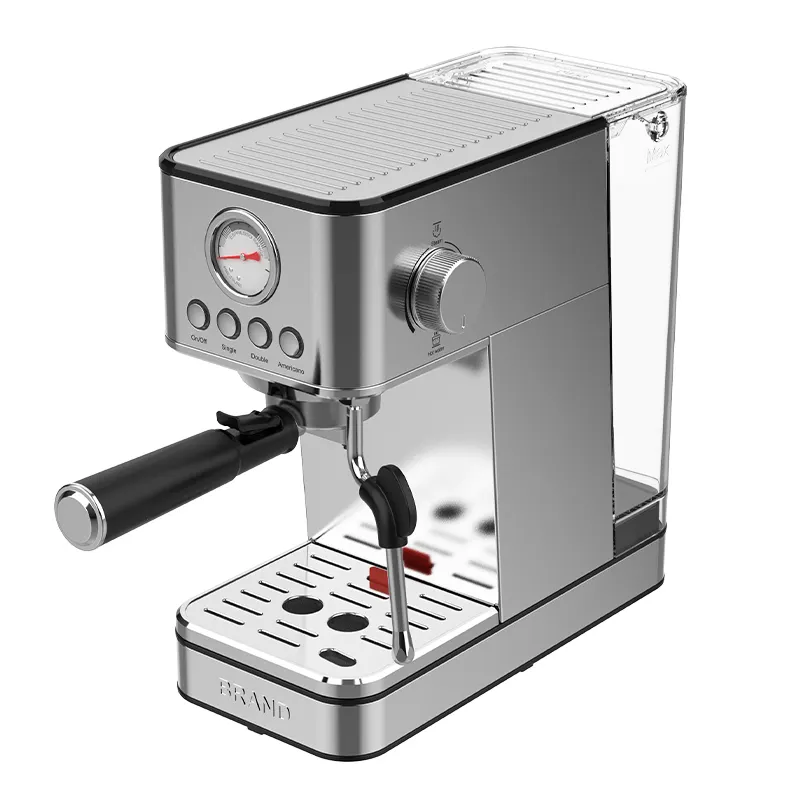新しい電気イタリアデザインカプチーノカフェメーカー自動レトロプロフェッショナルスマートプロセッシングエスプレッソコーヒーマシン