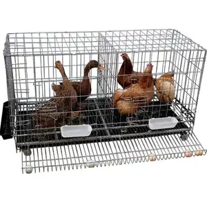 movable chicken cage with wheels a type of manual chicken cage build poultry cage for layer chickens