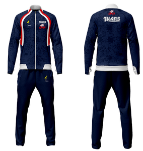 थोक लड़की ऊन पॉलिएस्टर उच्च गुणवत्ता बनाने की क्रिया कस्टम लोगो ज़िप tracksuits आउटफिट 2 टुकड़ा घुड़दौड़ पुरुषों tracksuit - Product Image 5