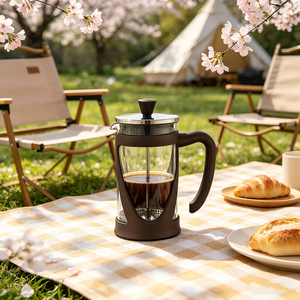 Cafetière à piston <span class=keywords><strong>petite</strong></span> taille, idéale pour le café du matin, saveur maximale, avec filtration supérieure - Product Image 3