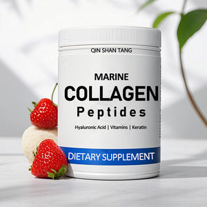 Qin shantang Private Label <span class=keywords><strong>Bulk</strong></span> Low Molecules Marine Kollagen Glutathion Pulver Getränk I , Ii, Iii, V, X für die Haut - Product Image 1