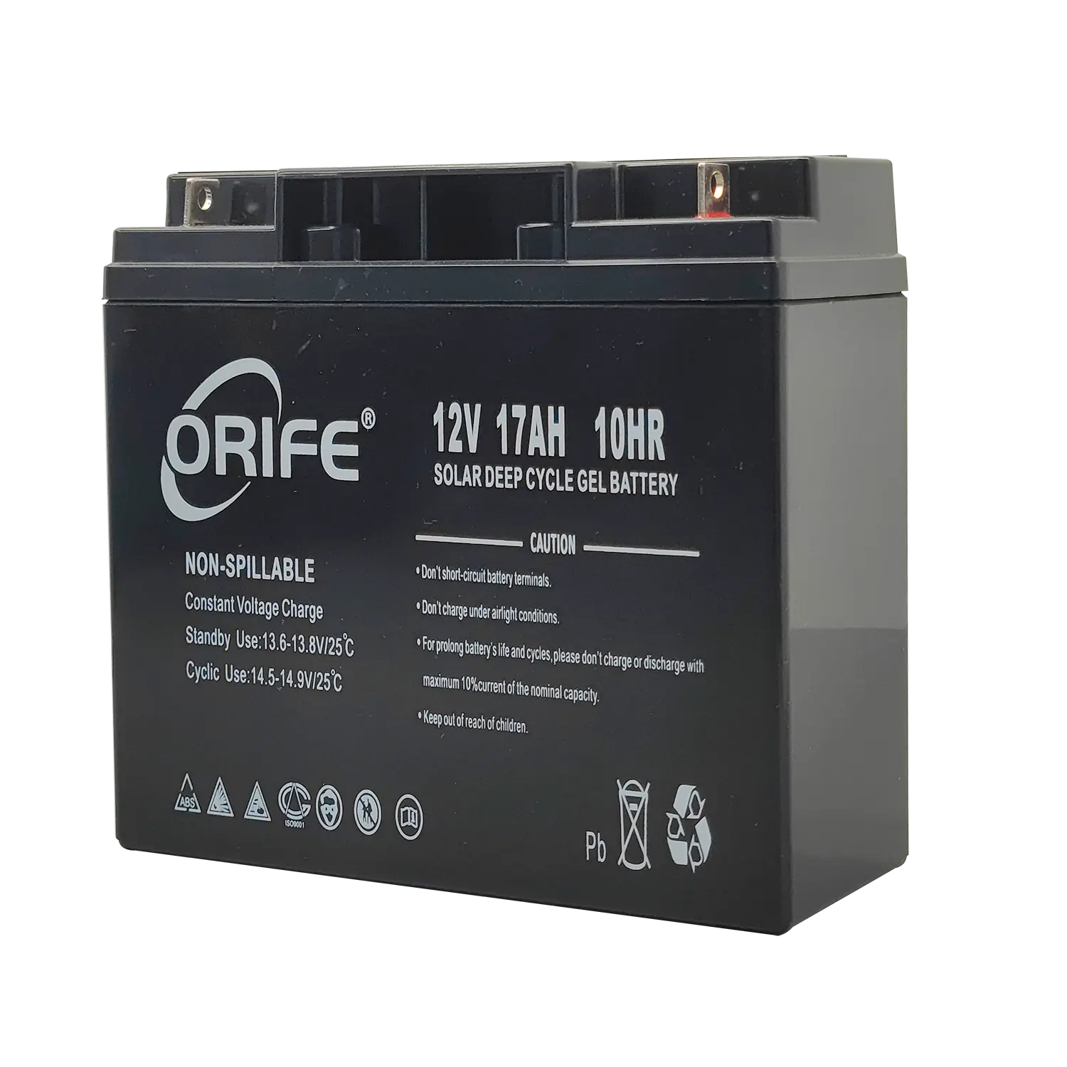 ORIFE benutzer definierte AGM versiegelte Blei Säure 12v 17ah 18ah 20ah Ups Batterie