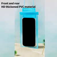Pochette Étanche PVC à Triple Scellage pour Téléphone Portable, Sac Universel Transparent IPX8 pour Sports Nautiques
