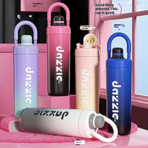 Termo de Viaje de Acero Inoxidable 316 de 800 ml, Taza de Café Aislada Portátil para Estudiantes, con Tubo de Succión al Vacío - Product Image 1