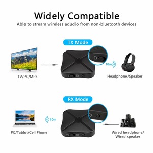 Transmisor y Receptor de Audio Inalámbrico 2 en 1 <span class=keywords><strong>BYL</strong></span> BT4.2V, Adaptador 4.2 para TV y Automóvil - Product Image 5