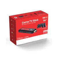 X2 PLUS M8 2.4G TV Consoles de jeux vidéo 2.4G Double manette sans fil bâton de jeu 4K 30000 jeux 64GB Console de jeu rétro