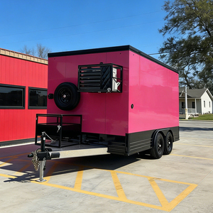 Camion <span class=keywords><strong>de</strong></span> restauration entièrement équipé en acier inoxydable à vendre, remorque mobile personnalisée pour café, crème glacée et restauration rapide - Product Image 3