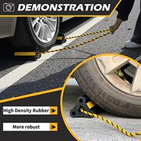 Cales de roue robustes en caoutchouc pour avions, camions, voitures – Bloqueurs de pneus pour parking