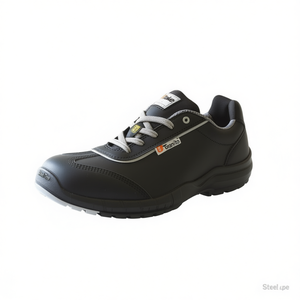 Ttake Granito Safety <b>Shoes</b> Black Steel Toe <b>Work</b> Footwear Size 42 - Product Image 2