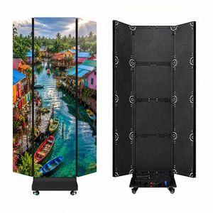 Pantalla LED Digital a Todo Color P2mm 1280x1960mm, Plegable en Tres Partes, para Interiores, Animación <span class=keywords><strong>de</strong></span> Texto, para Tiendas Minoristas, Centros Comerciales, Metro, Agencias - Product Image 1