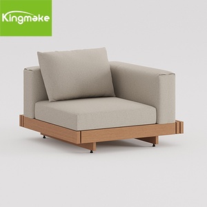 High-End Tuinlounge Luxe Tuinmeubilair Sectioneel Massief Terrasmeubilair Houten Teakhouten Bankstel Buiten Conversatiesets - Product Image 5