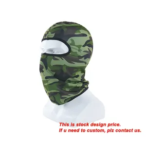 Unisex Custom Logo Full Over Print Gezicht Ski Masker Windproof Motorfiets Gezichtsmasker Bivakmuts