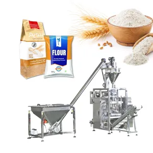 Высокая точность автоматической 1 кг муки упаковочная машина маниоки кукурузы по производству пшеничной муки мощностью молоко порошок упаковочная машина