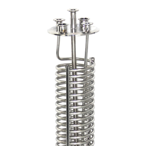 Cuộn dây ngưng tụ bằng thép không gỉ nhỏ với cổng JIC 3/8 inch cho máy làm lạnh thương hiệu KST, model KST-C1722 - Product Image 1